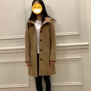 Aritzia Babaton Wool Coat Caramel